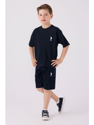 U.S. Polo Assn. U.S. Polo Assn Erkek Çocuk Lacivert Bermuda Takım US1779-C-V3