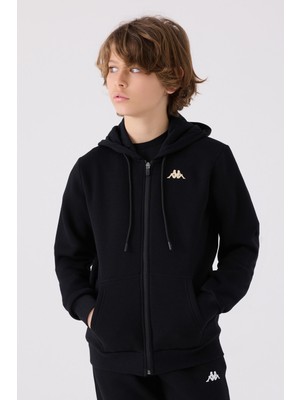 Kappa Erkek Çocuk Siyah Hırka 361W1LW-C-V2