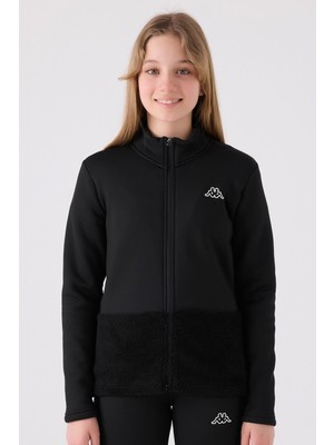 Kappa Kız Çocuk Siyah Sweatshirt