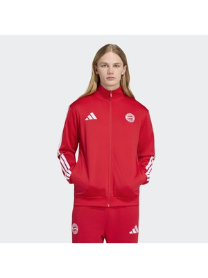 Adidas Fc Bayern Muenchen Dna Erkek Kırmızı Ceket (KG2569)