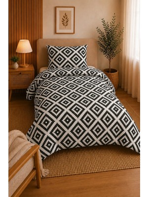 Morlay Softline Serisi | Tek Kişilik Nevresim Seti 160X220 cm Pamuklu Ranforce