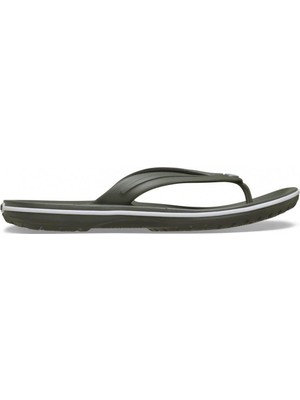Crocs Crocband Flip Erkek Parmakarası Terlik - Koyu Yeşil