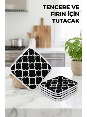Morlay Tencere ve Fırın Tutacağı 220 Derece Isıya Dayanıklı Tutaç & Mutfak Pişirme Ekipmanı Tutacak