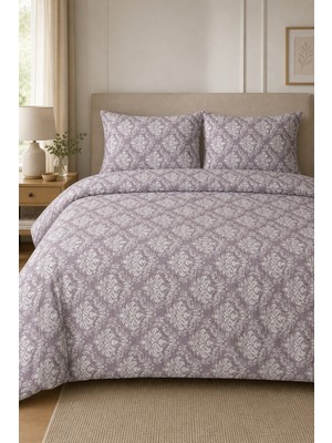 Morlay Softline Serisi | Çift Kişilik Çarşaflı Nevresim Takımı 200X220 cm Ranforce & Motifli