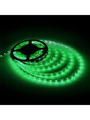 Fully 3 Çipli Dış Mekan Yeşil Silikonlu 12V Şerit LED 5mt (5 Adet)