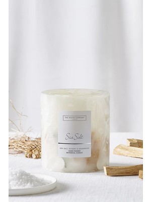The White Company Sea Salt Botanical Orta Boy Dekoratif Kokulu Mum 725 G