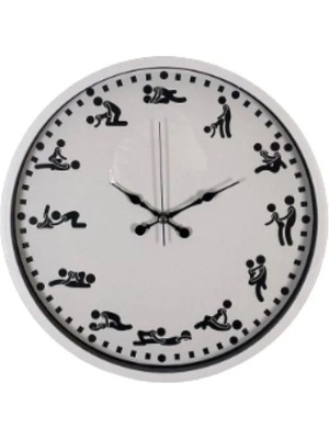 Censan Oyun Temalı (Pozizyonlu) Duvar Saati Beyaz
