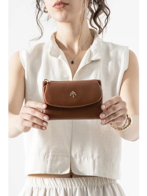 Jacquline CLCZ050C Kadın Cüzdan Camel