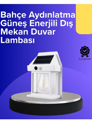 Nevamel Güneş Enerjili Hareket Sensörlü Duvar Lambası