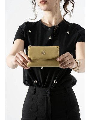 Jacquline CLCZ050C Kadın Cüzdan Sarı