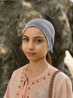ALDAIYR Dikişli Hazır Pratik Geçmeli Düz Çocuk Boru Bone