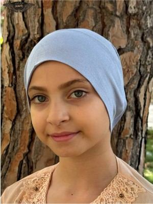 ALDAIYR Dikişli Hazır Pratik Geçmeli Düz Çocuk Boru Bone