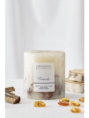The White Company Fireside Botanical Orta Boy Dekoratif Kokulu Mum 725 G
