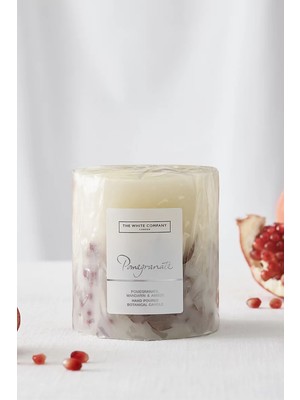 The White Company Pomegranate Botanical Orta Boy Dekoratif Kokulu Mum 725 G