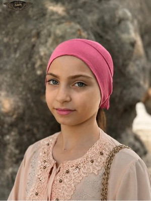 ALDAIYR Dikişli Hazır Pratik Geçmeli Düz Çocuk Boru Bone