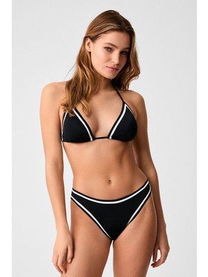 Kom Gianna Düz Renk Üçgen Bikini
