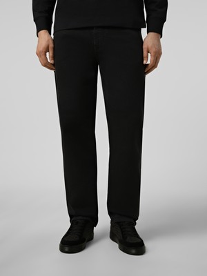 Emporio Armani Erkek Regular Fit Normal Bel Düz Paça Pamuklu Denim Siyah Pantolon EM000763 AF24540-UC001