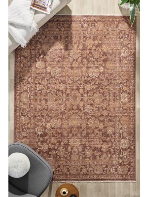 Venucci Home & Living Alorıa %100 Polyester Vintage Modern  Dokuma Salon Oturma Odası Halısı