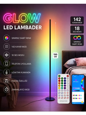 Neeko MAGİC PRO STICK ARGB Lambader Sese ve Müziğe Duyarlı -Telefon Ve Kumanda Kontrollü