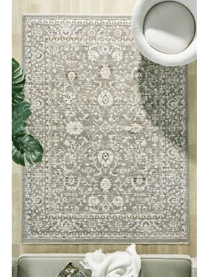 Venucci Home & Living Alorıa %100 Polyester Vintage Modern  Dokuma Salon Oturma Odası Halısı