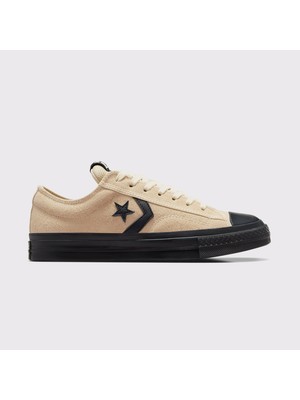 Converse Star Player 76 Unisex Krem Deri Sneaker