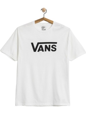 Vans Classic Drop V Ss Crew Tee-B Erkek Beyaz T-Shirt - VN000KMZ
