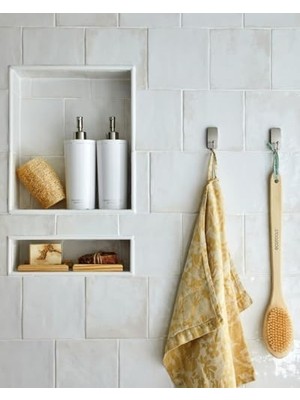 BYZ Store BATH33-SN-ES Banyo Kancaları, 1 Paket, Nikel