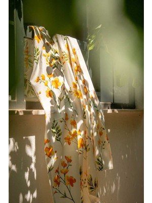 Menderes Home Cotton Collection Çift Kişilik Pike Daisy