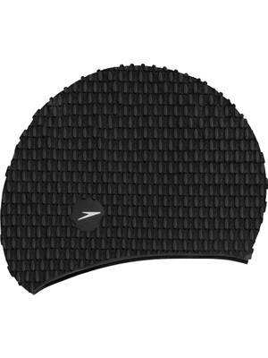 Speedo Bubble Cap Au Blk Unisex Yüzücü Bonesi