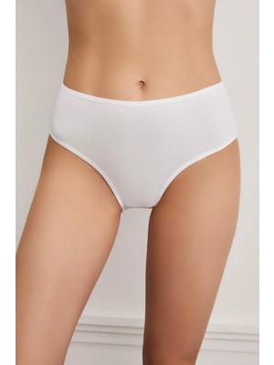 Eros Kadın Pamuklu Yüksek Bel Slip Külot 5'li Paket Çok Renkli