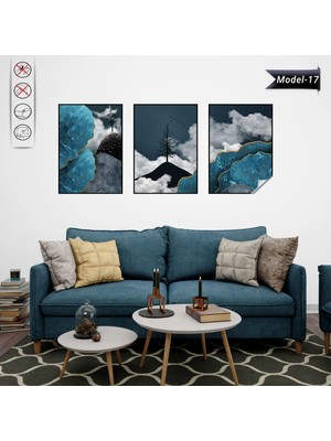 Akıllı Kağıt Statik Tutunma Özellikli Tablo - Poster Diğer (Model- 17)