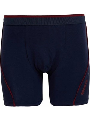Eros Erkek Compact Renkli Pamuklu Boxer Mavi