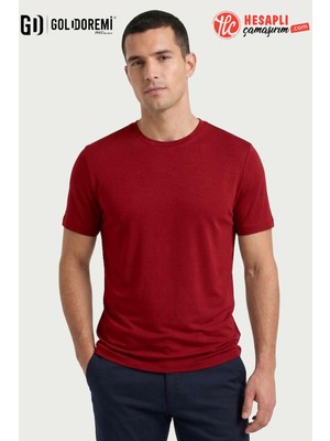 Jiber Erkek Premium Bambu Terletmeyen Hafif Kumaş T-Shirt