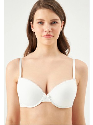Eros Ekru Tulip Badem Yarı Push-Up Tekli Sütyen