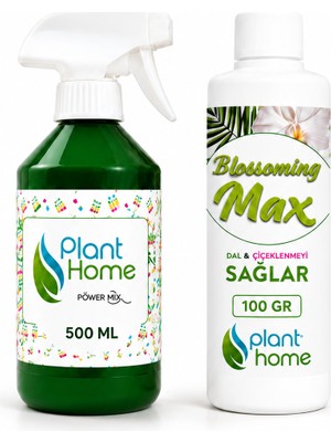 Sıvı Bitki Besini Seti Bykurt Doğal Içerikli Power Mix ve Blooming Max Çiçeklenme Kök Gelişimi Destekleyici Bitki Vitamini