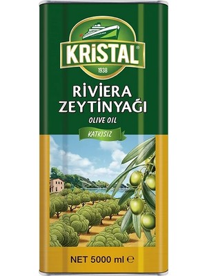 Kristal Riviera Zeytinyağı 5 L Teneke
