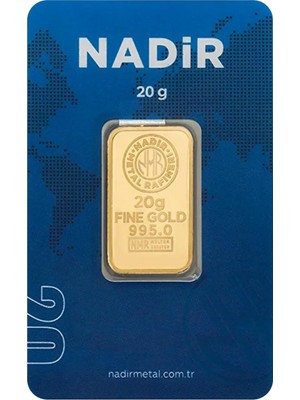 Nadir Gold 20 gr 24 Ayar Nadir Gram Altın