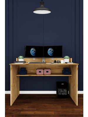Asra Trend Modern Çalışma Masası %100 MDF Bilgisayar Ders Ofis Masası ÇM01