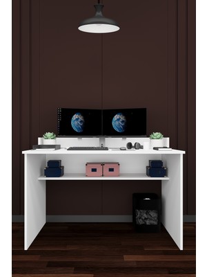 Asra Trend Modern Çalışma Masası %100 MDF Bilgisayar Ders Ofis Masası ÇM01
