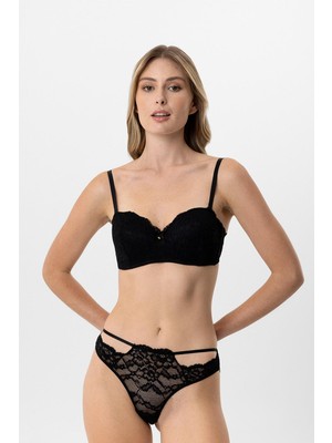 Pierre Cardin Lingerie Lotus Straplez Dantelli Sütyen Takımı