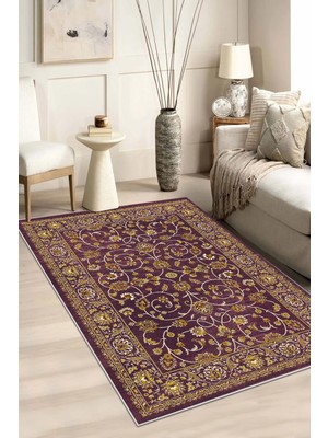 Thalia Home Kaymaz Tabanlı Yıkanabilir Baskılı Mutfak Halısı Halı Yolluk
