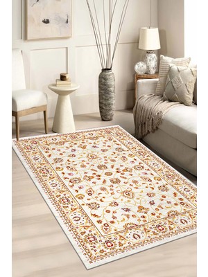 Thalia Home Kaymaz Tabanlı Yıkanabilir Baskılı Mutfak Halısı Halı Yolluk