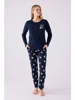 Arnetta 3056 Kadın Every Thing Uzun Kollu Pijama Takım