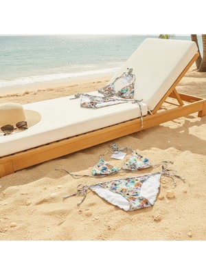 Bonbon Kadın Plaj Giyim Desenli Bikini Takım BB2634