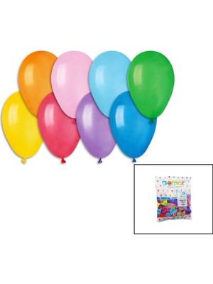 Go İthalat Klasik Renkli Balon 7 Inç - 19CM - 100PCS (5224)