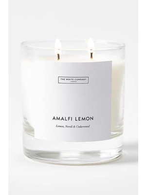 The White Company Amalfi Lemon  2 Fitilli Mum 280 G