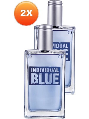 Avon Individual Blue Edt 100 Ml Erkek Parfüm 2 Adet Hediyelik Lüks Ambalaj ile Çekici Koku