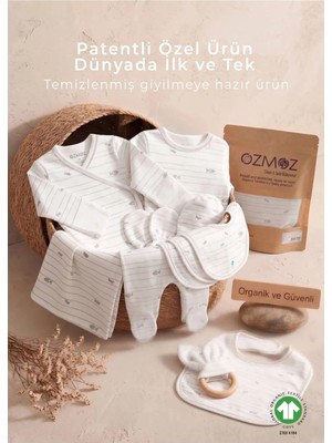 OZMOZ Clean&safe Organik Steril Temizlenmiş Hastane Çıkış Seti-8 Parça