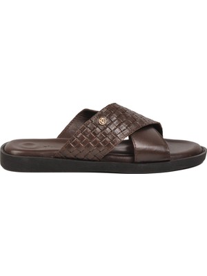 Pierre Cardin Kahve Hafif Erkek Terlik PC-7341 M