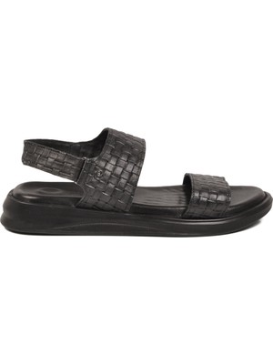 Pierre Cardin Siyah Hafif Erkek Sandalet PC-7334 M